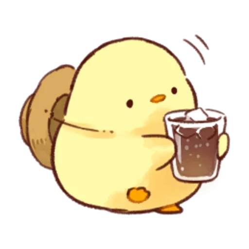 🧃 Стикер «Soft and Cute Chicks Summer» для Telegram