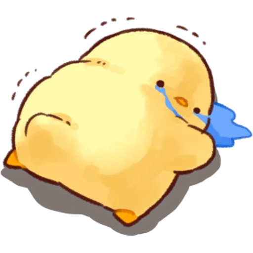😢 Стикер «Soft and Cute Chicks Summer» для Telegram