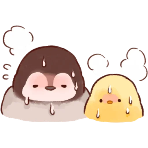 🔥 Стикер «Soft and Cute Chicks Summer» для Telegram