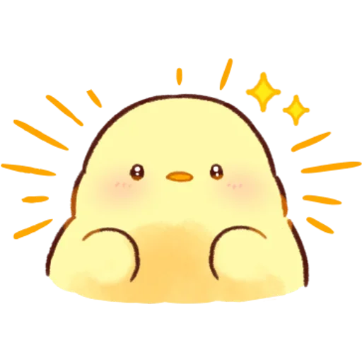 ✨ Стикер «Soft and Cute Chicks Summer» для Telegram