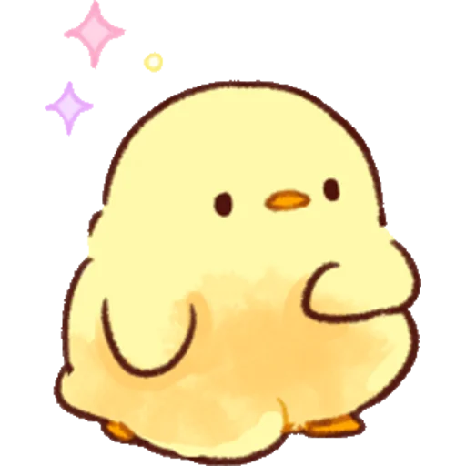 ✨ Стикер «Soft and Cute Chicks Love» для Telegram