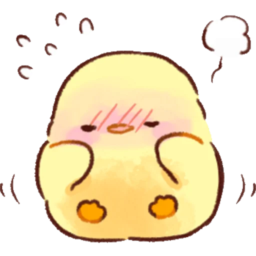😳 Стикер «Soft and Cute Chicks Love» для Telegram