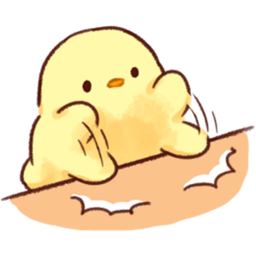 😠 Стикер «Soft and Cute Chicks Love» для Telegram