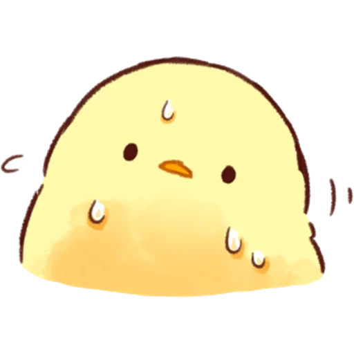 😨 Стикер «Soft and Cute Chicks Love» для Telegram