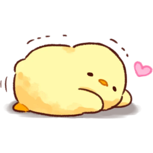 🥰 Стикер «Soft and Cute Chicks Love» для Telegram