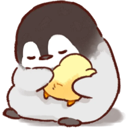 ❤️ Стикер «Soft and Cute Chicks Love» для Telegram