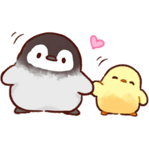 ☺️ Стикер «Soft and Cute Chicks Love» для Telegram
