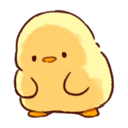 😥 Стикер «Soft and Cute Chicks Love» для Telegram