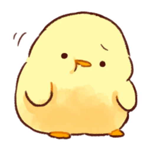 😕 Стикер «Soft and Cute Chicks Love» для Telegram