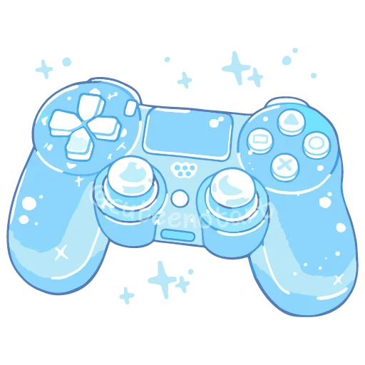 🎮 Стикер «голубой шепот» для Telegram