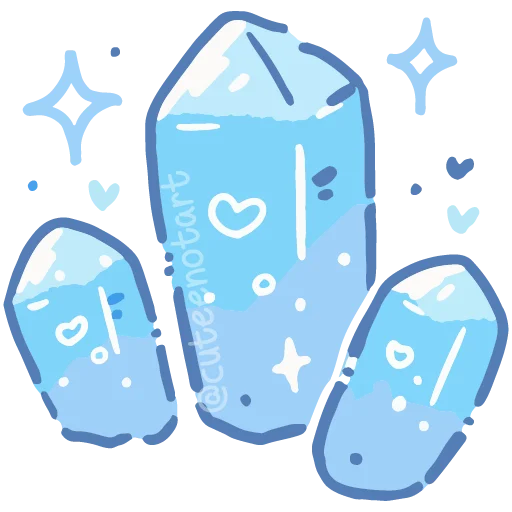 💎 Стикер «голубой шепот» для Telegram