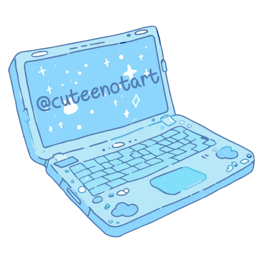 💻 Стикер «голубой шепот» для Telegram