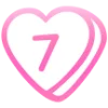 💗 Эмодзи «Английские буквы в сердечках» для Telegram
