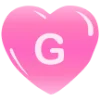 💗 Эмодзи «Английские буквы в сердечках» для Telegram