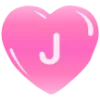 💗 Эмодзи «Английские буквы в сердечках» для Telegram