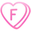 💗 Эмодзи «Английские буквы в сердечках» для Telegram