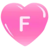 💗 Эмодзи «Английские буквы в сердечках» для Telegram