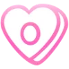 💗 Эмодзи «Английские буквы в сердечках» для Telegram