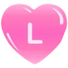 💗 Эмодзи «Английские буквы в сердечках» для Telegram