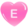 💗 Эмодзи «Английские буквы в сердечках» для Telegram