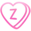💗 Эмодзи «Английские буквы в сердечках» для Telegram