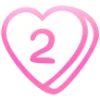 💗 Эмодзи «Английские буквы в сердечках» для Telegram