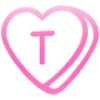 💗 Эмодзи «Английские буквы в сердечках» для Telegram