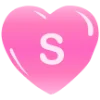 💗 Эмодзи «Английские буквы в сердечках» для Telegram