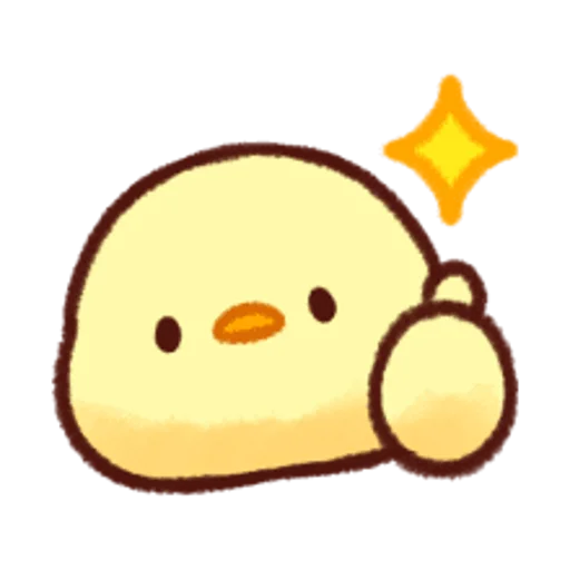 👍 Стикер «Soft and Cute Chicks Feelings» для Telegram