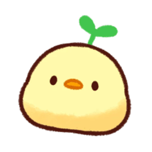 🌱 Стикер «Soft and Cute Chicks Feelings» для Telegram