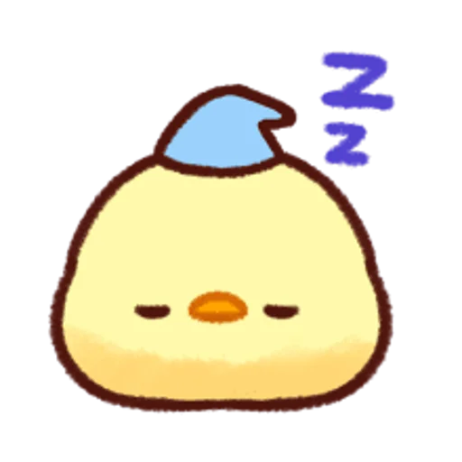 😴 Стикер «Soft and Cute Chicks Feelings» для Telegram
