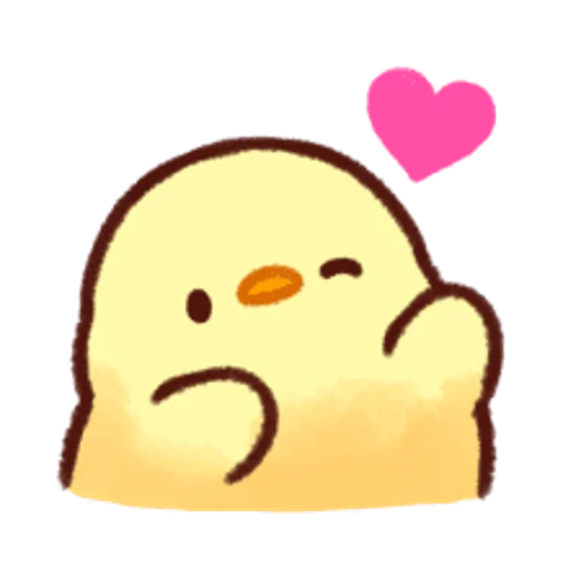 😘 Стикер «Soft and Cute Chicks Feelings» для Telegram