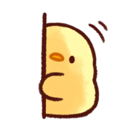 👀 Стикер «Soft and Cute Chicks Feelings» для Telegram