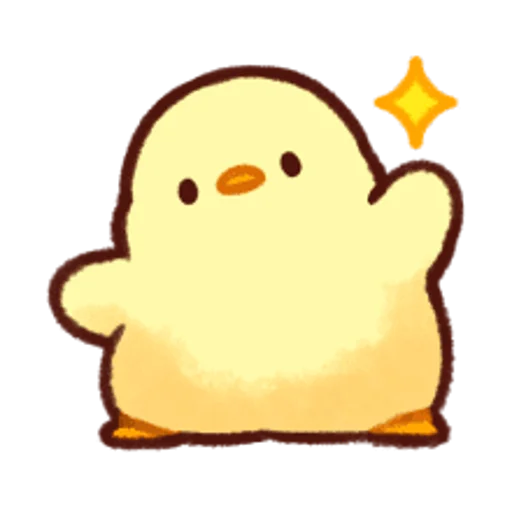 🙂 Стикер «Soft and Cute Chicks Feelings» для Telegram