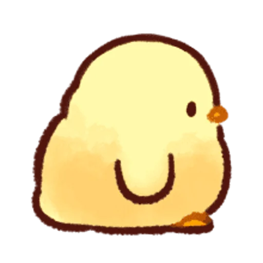 🐤 Стикер «Soft and Cute Chicks Feelings» для Telegram