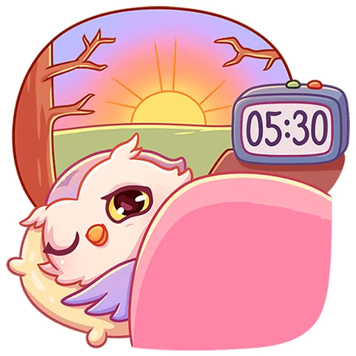 😴 Стикер «Софушка без надписей» для Telegram