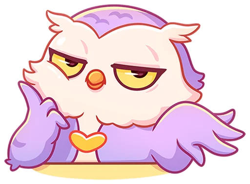 🦉 Стикер «Софушка без надписей» для Telegram