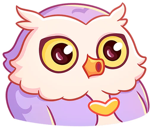 🦉 Стикер «Софушка без надписей» для Telegram