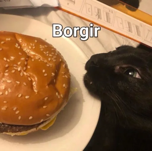 🍔 Стикер «Сохранёночки» для Telegram