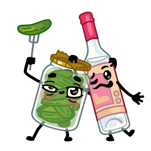 🥴 Стикер «Соленье» для Telegram