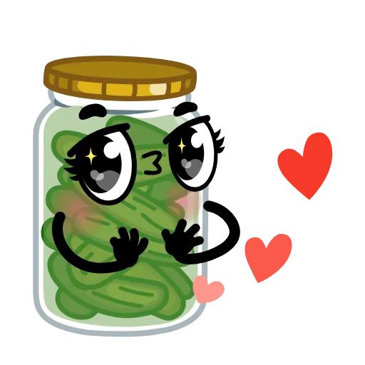 😘 Стикер «Соленье» для Telegram