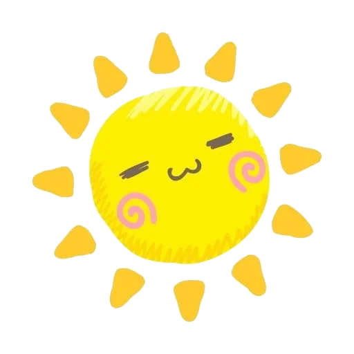 🌞 Стикер «Солнышки» для Telegram