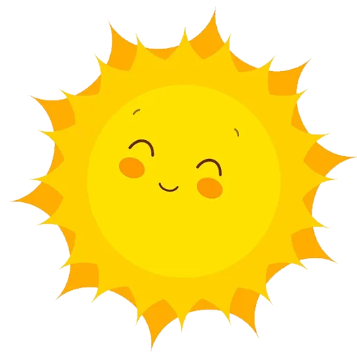🌞 Стикер «Солнышки» для Telegram