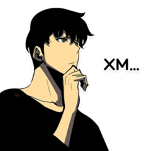 🤔 Стикер «Solo Leveling Sticker pack» для Telegram