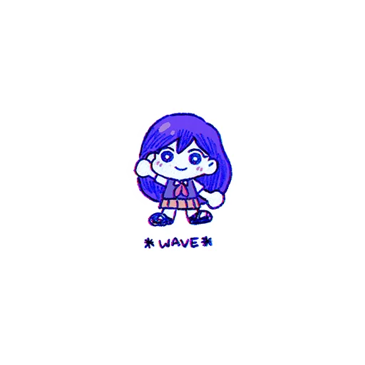 🌊 Стикер «some OMORI» для Telegram