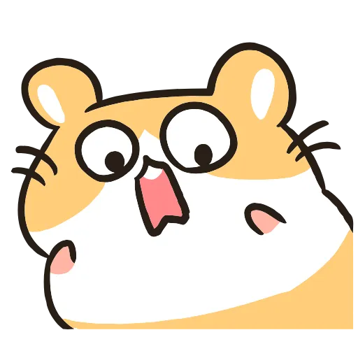 😱 Эмодзи «Hamster» для Telegram