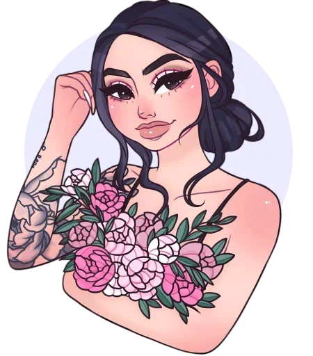 💐 Стикер «??‍Sonia Stegemann??‍» для Telegram