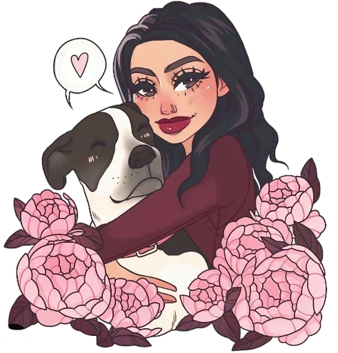 🐶 Стикер «??‍Sonia Stegemann??‍» для Telegram