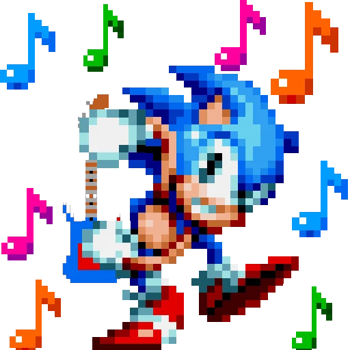 🎸 Стикер «Sonic Mania» для Telegram
