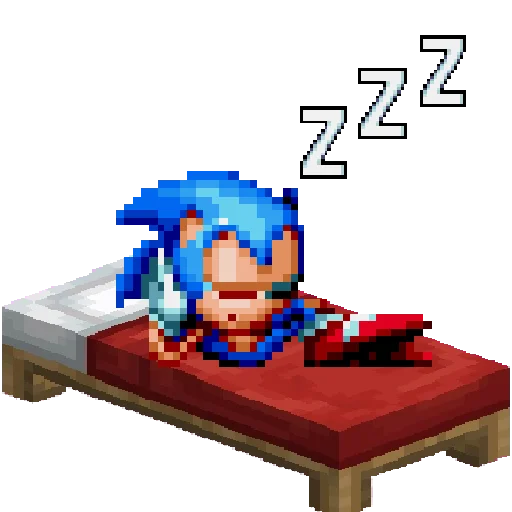 🛌 Стикер «Sonic Mania» для Telegram